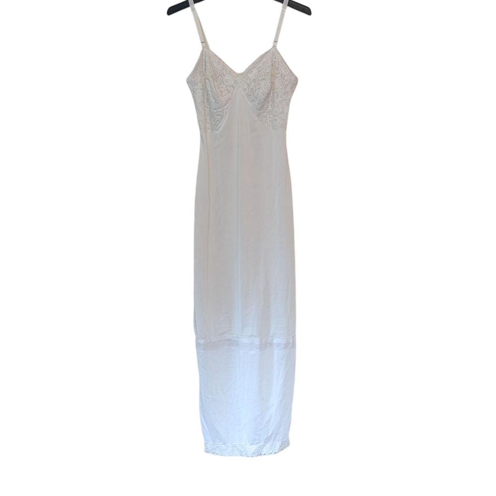 Elegant White Lace Slip Dress